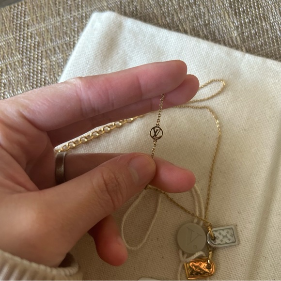 LV Nanogram Dog Tag Necklace - Picture 15 of 16